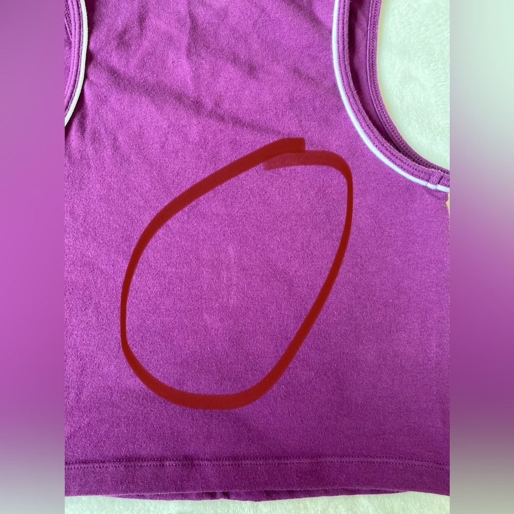 Women’s champion purple biker shorts & crop tank top set - Picture 8 of 16